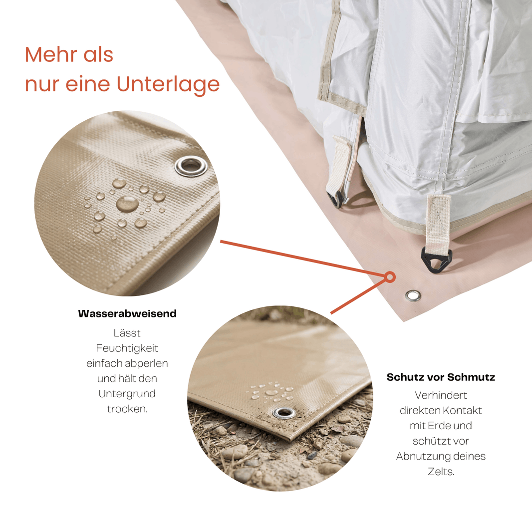 Zeltunterlage – Schutzplane für Campingzelt