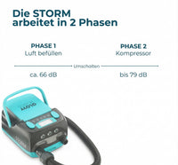 STORM Elektrische Luftpumpe mit Akku