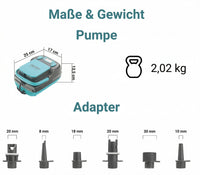 STORM Elektrische Luftpumpe mit Akku