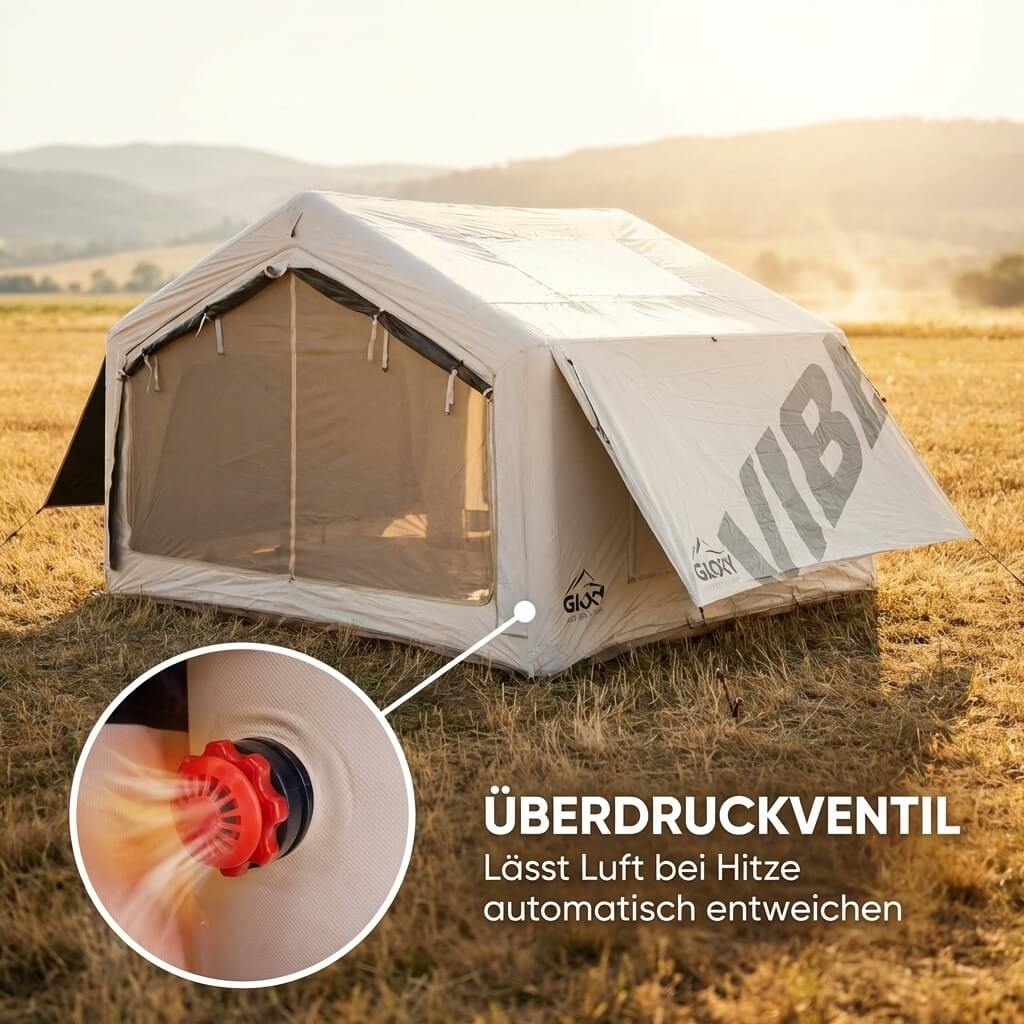 VIBE aufblasbares Zelt Set 3,3x3m