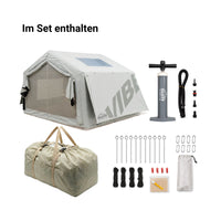 VIBE aufblasbares Zelt Set 2,5x3,2m