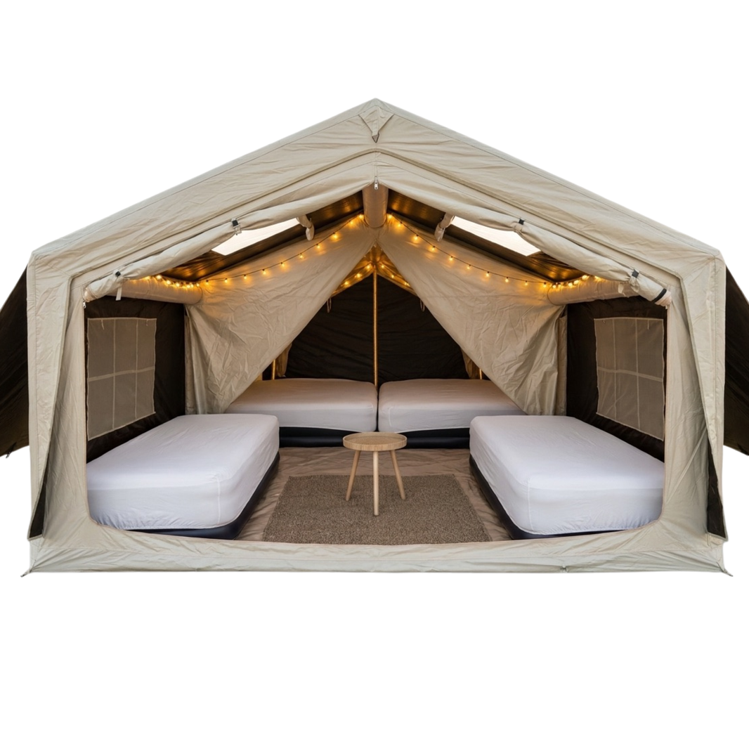 TRIBE aufblasbares Zelt Set 3,2x5m
