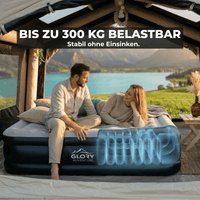 Aufblasbares Campingbett Doppel – 200 × 157 × 42 cm | GLORY ADVENTURE